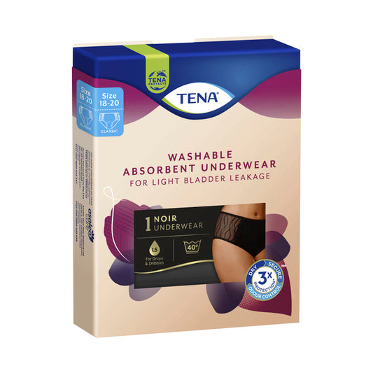 Tena Washable Women's Classic Brief Incontinence Underwear Size L | 1 pack