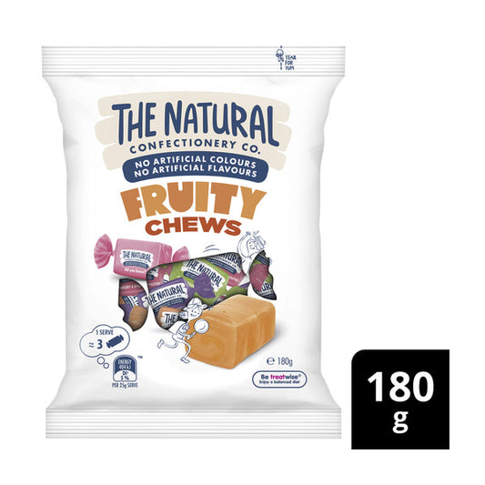 The Natural Confectionery Co. Fruity Chews Lollies | 180g