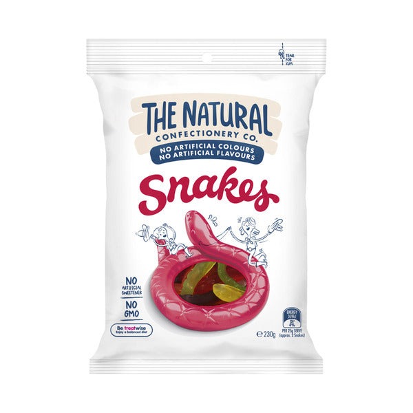 The Natural Confectionery Co. Snakes Lollies | 230g