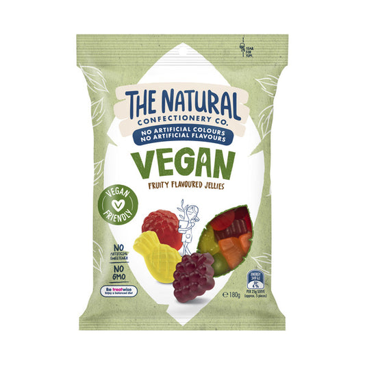 The Natural Confectionery Co. Vegan Fruit Flavoured Jellies | 180g