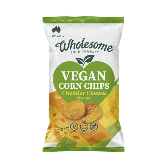 The Wholesome Food Company Corn Snacks Vegan Cheese | 120g