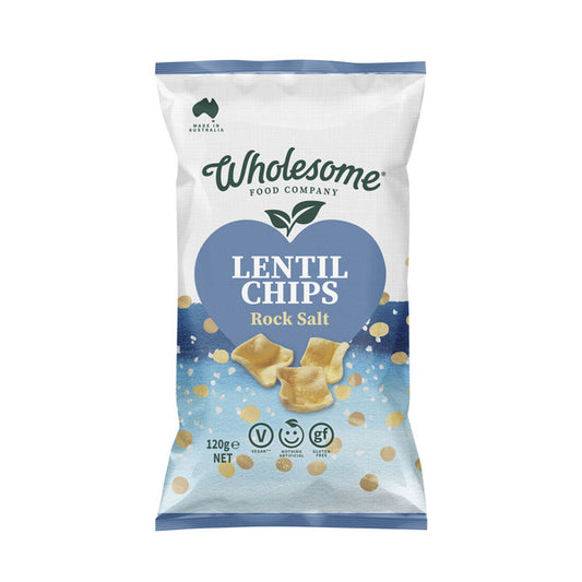 The Wholesome Food Company Sea Salt Lentil Chips | 120g