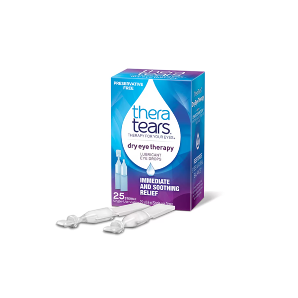 Thera Tears Lubricant Eye Drops 25 x 0.6ml Vials