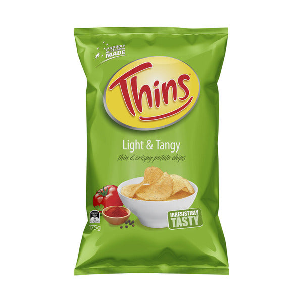 Thins Light & Tangy Potato Chips | 175g