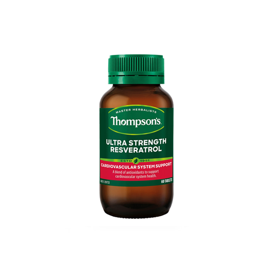 Thompsons Ultra Strength Resveratrol 60 Tablets