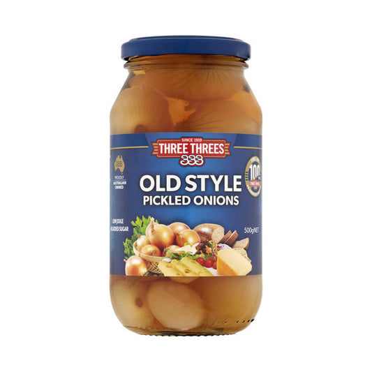 Three Threes Old Style Pickled Onions | 500g