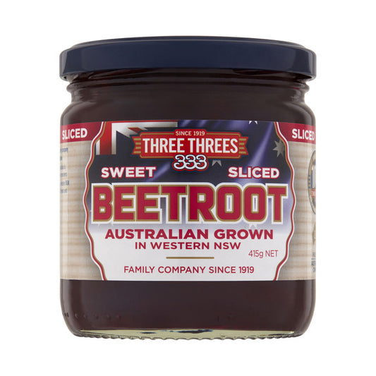 Three Threes Sweet Sliced Beetroot | 415g