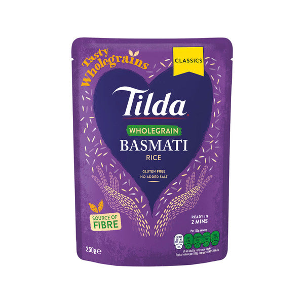 Tilda Steamed Basmati Brown Rice | 250g