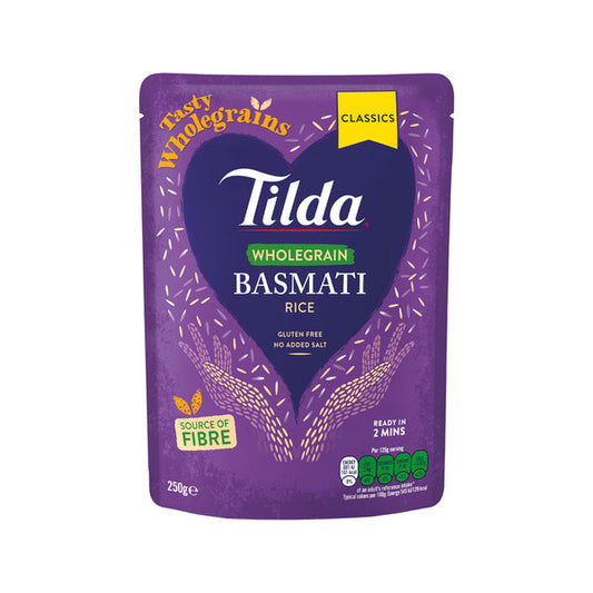 Tilda Steamed Basmati Brown Rice | 250g