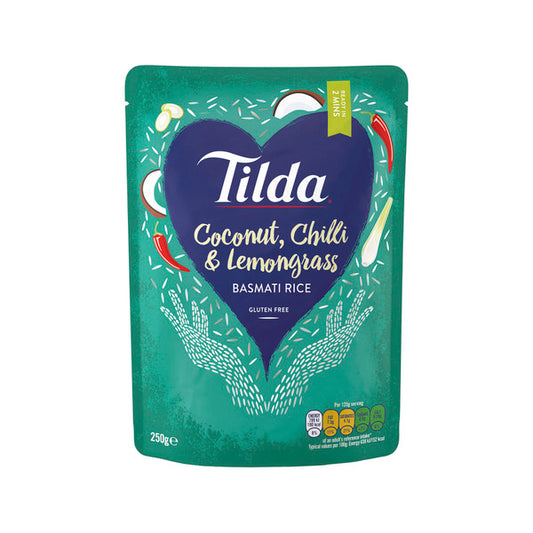 Tilda Steamed Coconut Chilli & Lemongrass Rice | 250g