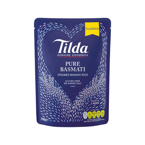 Tilda Steamed Pure Basmati Rice | 250g