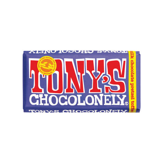 Tony's Chocolonely Dark Chocolate 42% Pretzel Toffee | 180g