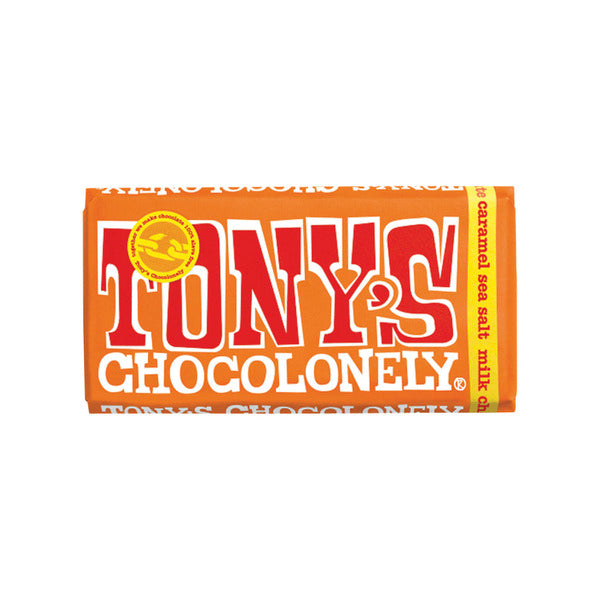 Tony's Chocolonely Milk Chocolate Caramel Sea Salt | 180g