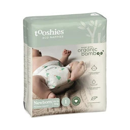 Tooshies Eco Nappies Size 1 Newborn | 52 Pack