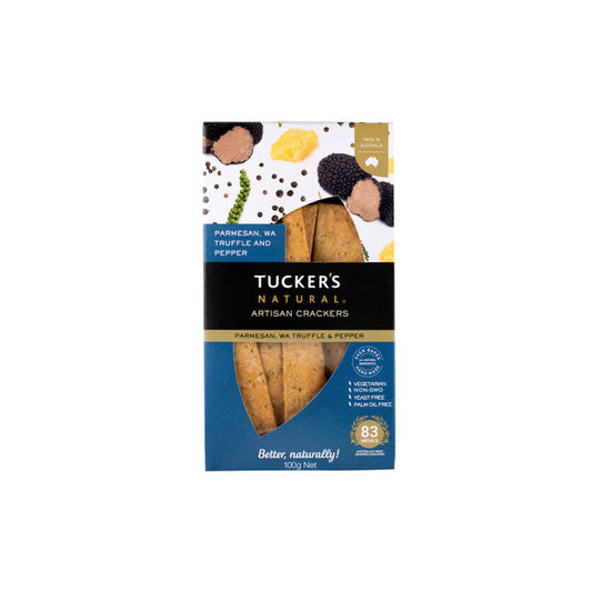 Tuckers Natural Artisan Crackers Truffle Parmesan | 100g