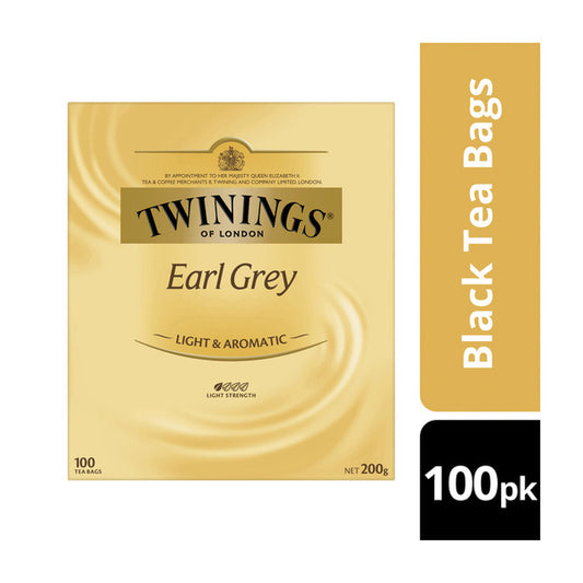 Twinings Earl Grey Tea Bags 100 pack | 200g