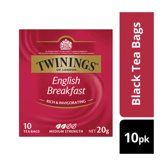 Twinings English Breakfast Tea Bags 10 pack | 20g