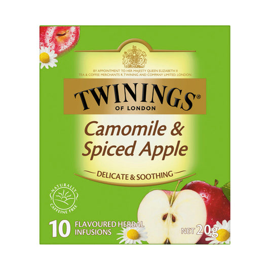 Twinings Infused Camomile & Spiced Apple Tea Bags | 10 pack
