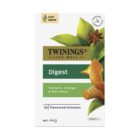 Twinings Live Well Digest Tea Bags | 22 pack