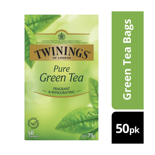 Twinings Pure Green Tea Bags 50 pack | 100g