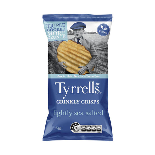 Tyrrells Hand Cooked Lightly Salted Crisps | 165g