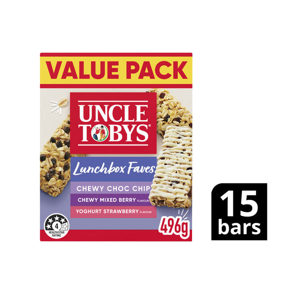 Uncle Toby's Lunchbox Favourites Muesli Bars | 15 pack