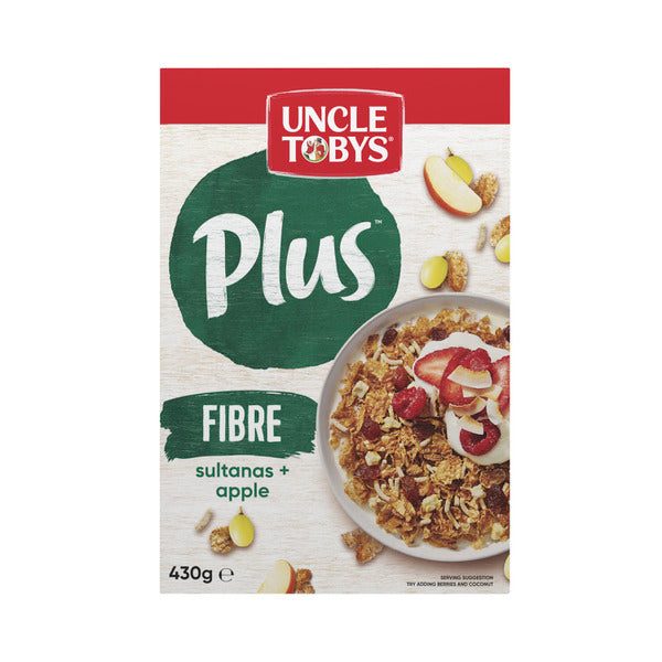 Uncle Tobys Plus Fibre Breakfast Cereal | 430g