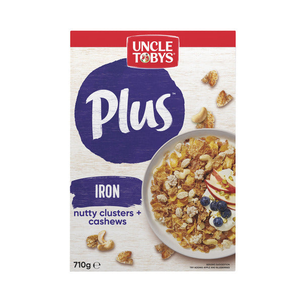 Uncle Tobys Plus Iron Cereal | 710g