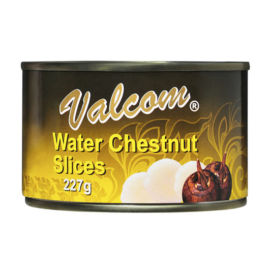 Valcom Water Chestnut Slices | 227g