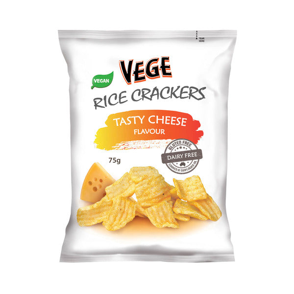 Vege Rice Crackers Tasty Cheese Flavour | 75g