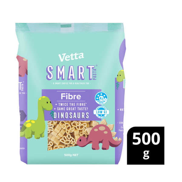 Vetta Smart Fibre Kids Dinosaurs Pasta | 500g