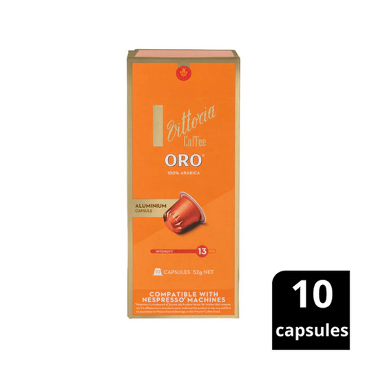 Vittoria Oro Nespresso Compatible Coffee Capsules | 10 pack