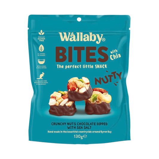 Wallaby Nutty Bites With Sea Salt | 130g