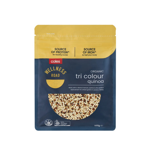 Wellness Road Organic Tri Colour Quinoa | 500g