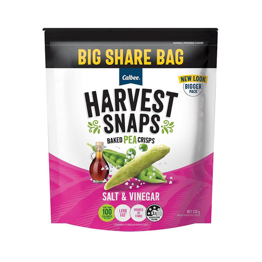 Harvest Snaps Pea Salt & Vinegar | 230g