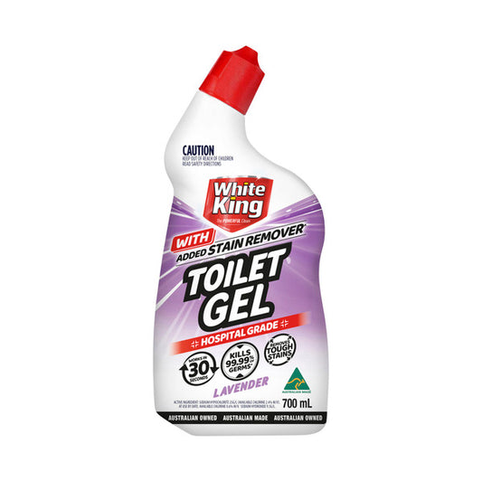White King Toilet Gel With Stain Remover Lavender | 700mL