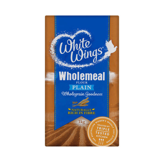 White Wings Wholemeal Plain Flour | 1kg