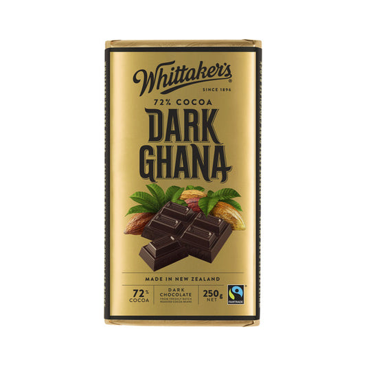 Whittaker's Block Chocolate Dark Ghana 72% | 250g
