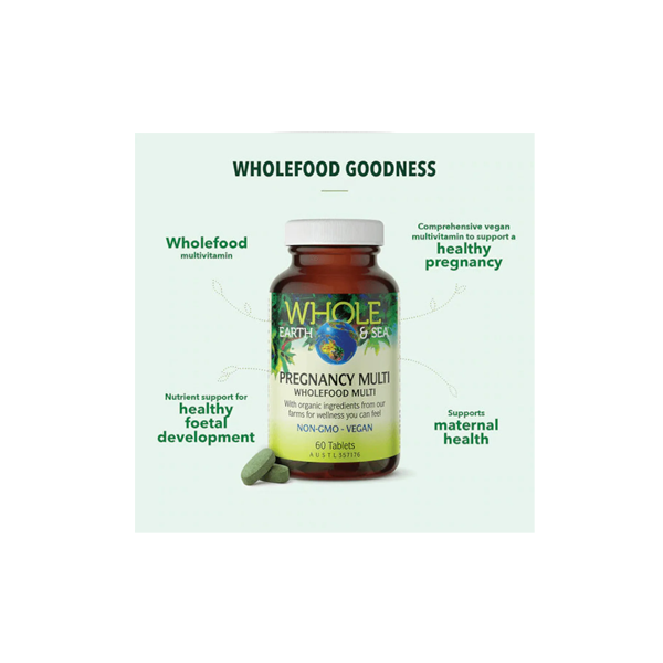 Whole Earth and Sea Pregnancy Multi 60 tablets