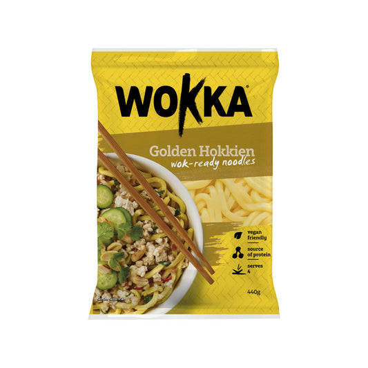 Wokka Golden Hokkien Wok Ready Noodles | 440g