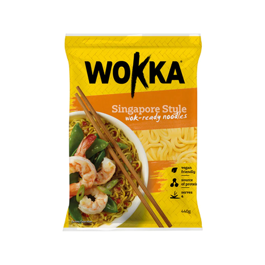 Wokka Singapore Style Wok Ready Noodles | 440g