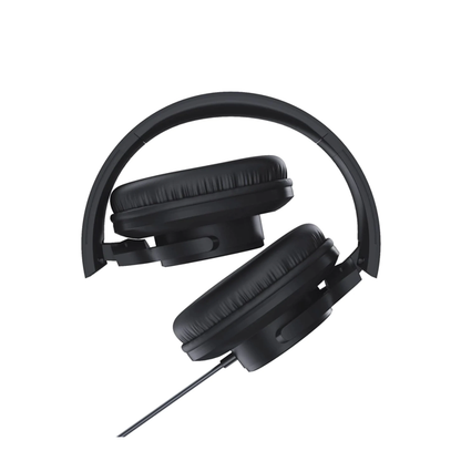 XCD XCD23008 Wired Foldable Over-Ear Headphones (Black)