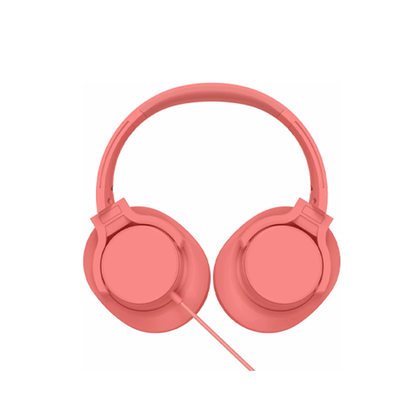 XCD XCD23008 Wired Foldable Over-Ear Headphones (Coral)