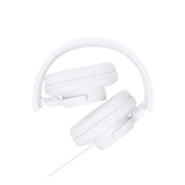 XCD XCD23008 Wired Foldable Over-Ear Headphones (White)