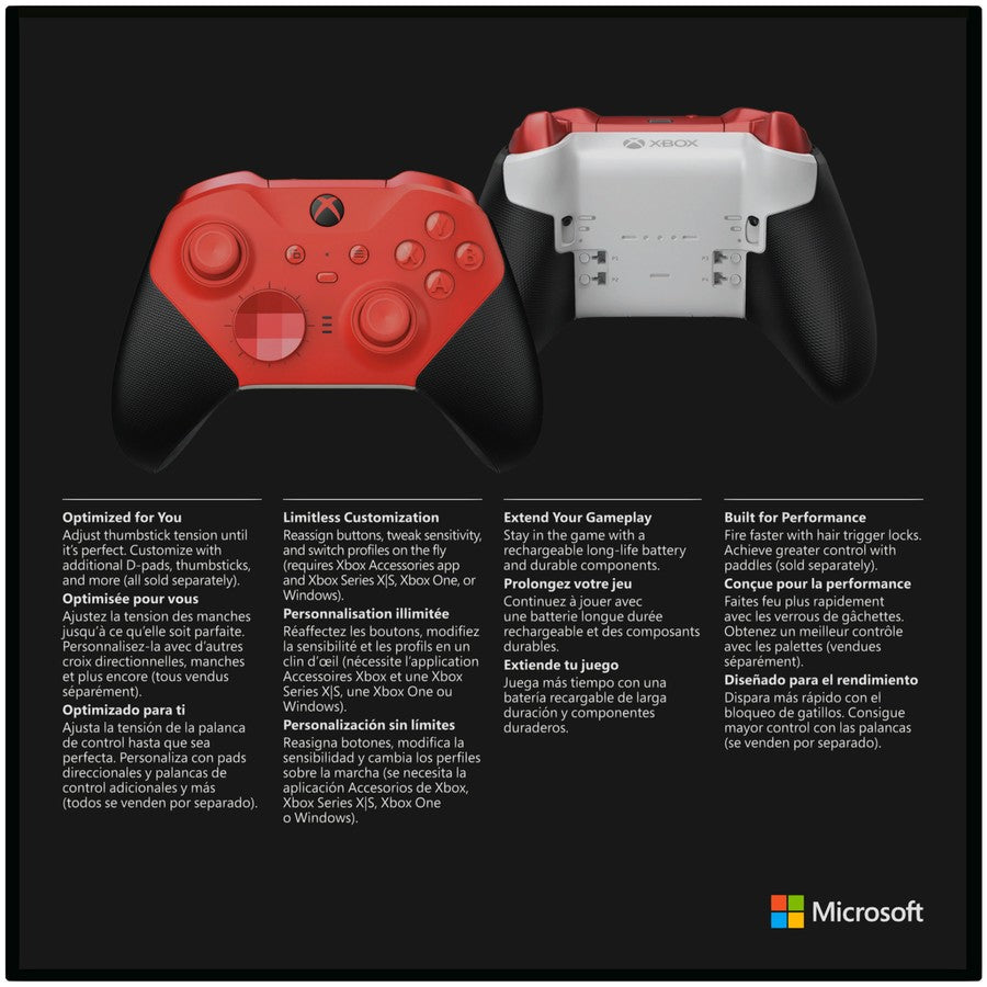 Xbox Elite Wireless Controller Series 2 – Red