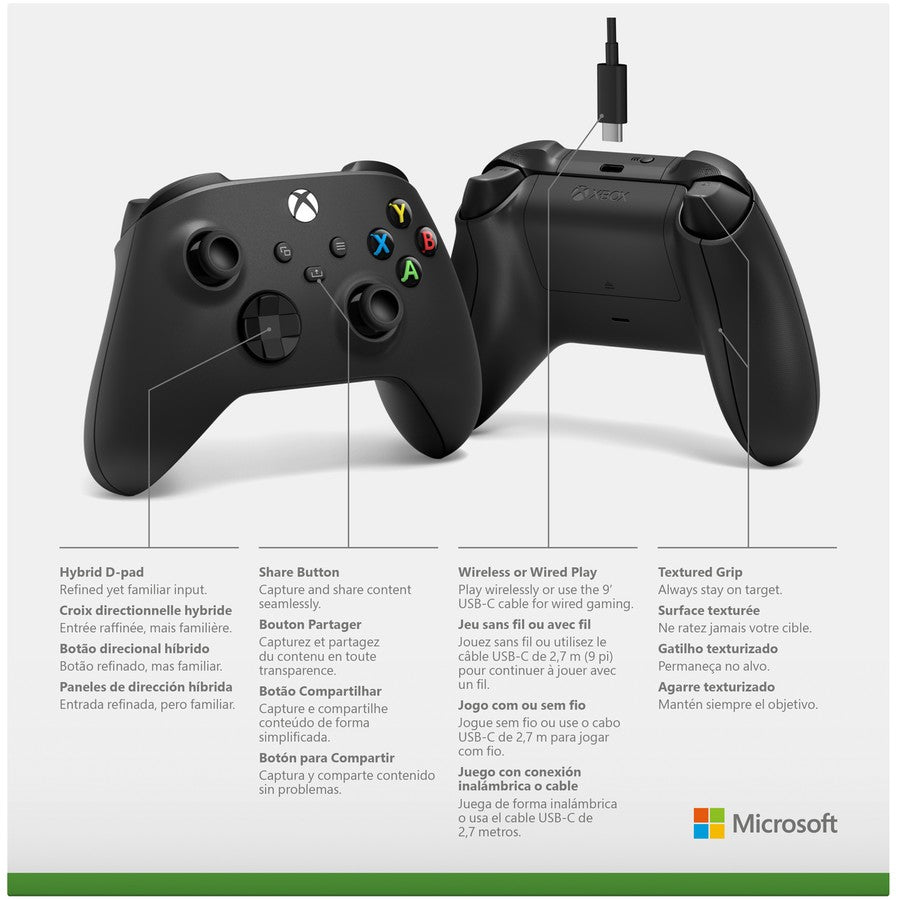 Xbox Wireless Controller + USB-C Cable