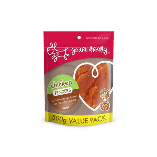 Yours Droolly Chicken Tenders Dog Treat 500g