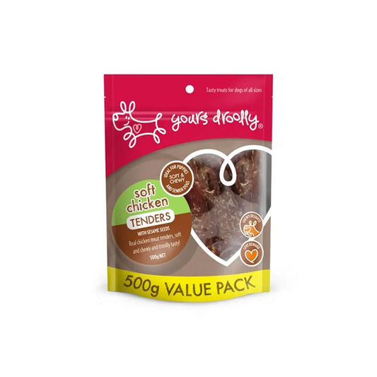 Yours Droolly Soft Chicken Tenders Dog Treat 500g