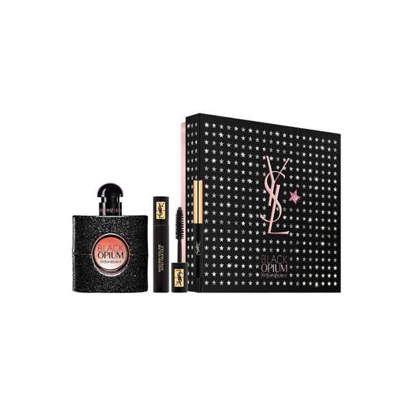 Yves Saint Laurent Opium Black Eau De Parfum 50ml 3 Piece Set