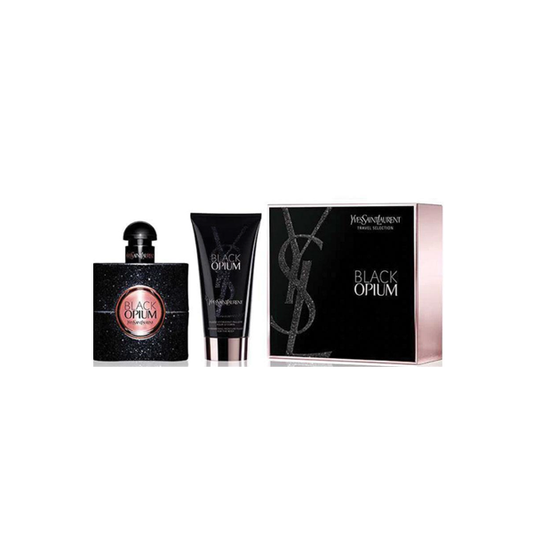 Yves Saint Laurent Opium Black Eau De Parfum 50ml & Body Lotion 2 Piece Set